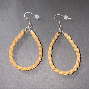 Lauhala Teardrop Earrings